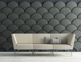 Illustration for article titled These Scale-Shaped Tiles Will Soundproof Your Room With Style